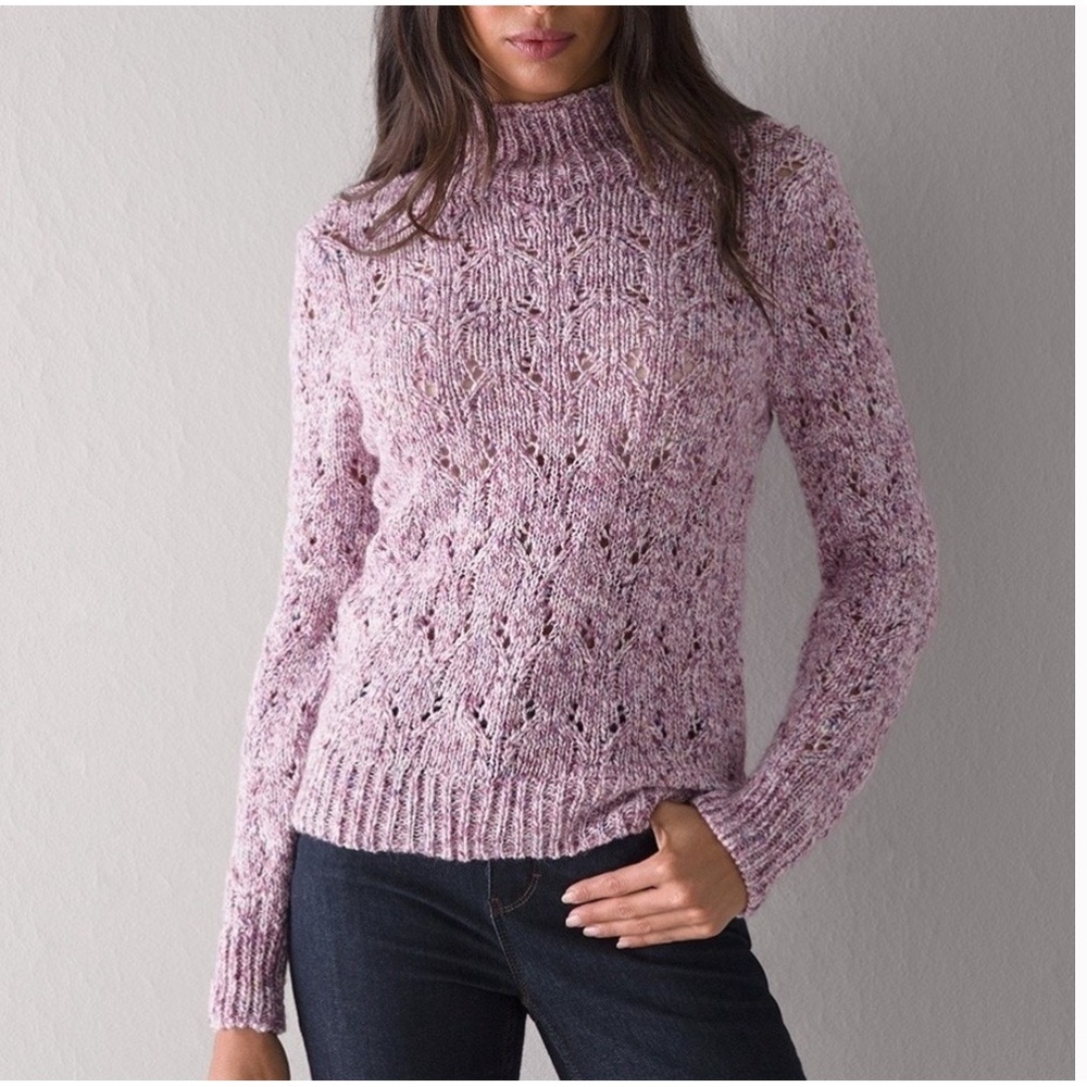 WHBM MOCKNECK PULLOVER SWEATER - Picture 2 of 3